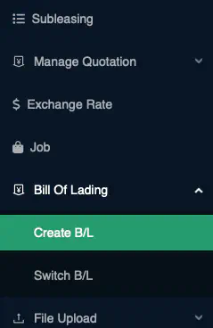 Bill of Lading
