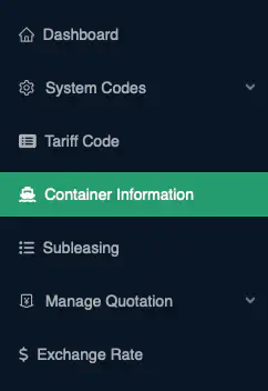 Container Information