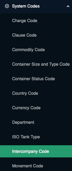 Intercompany Code