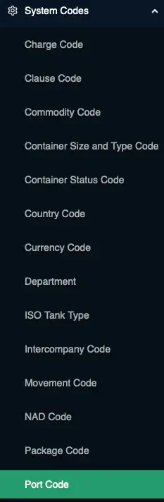 Port Code